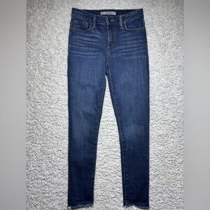 Joe's Jeans Womens 25 Skinny Dark Wash Classic Casual Raw Hem Frayed Edge Party